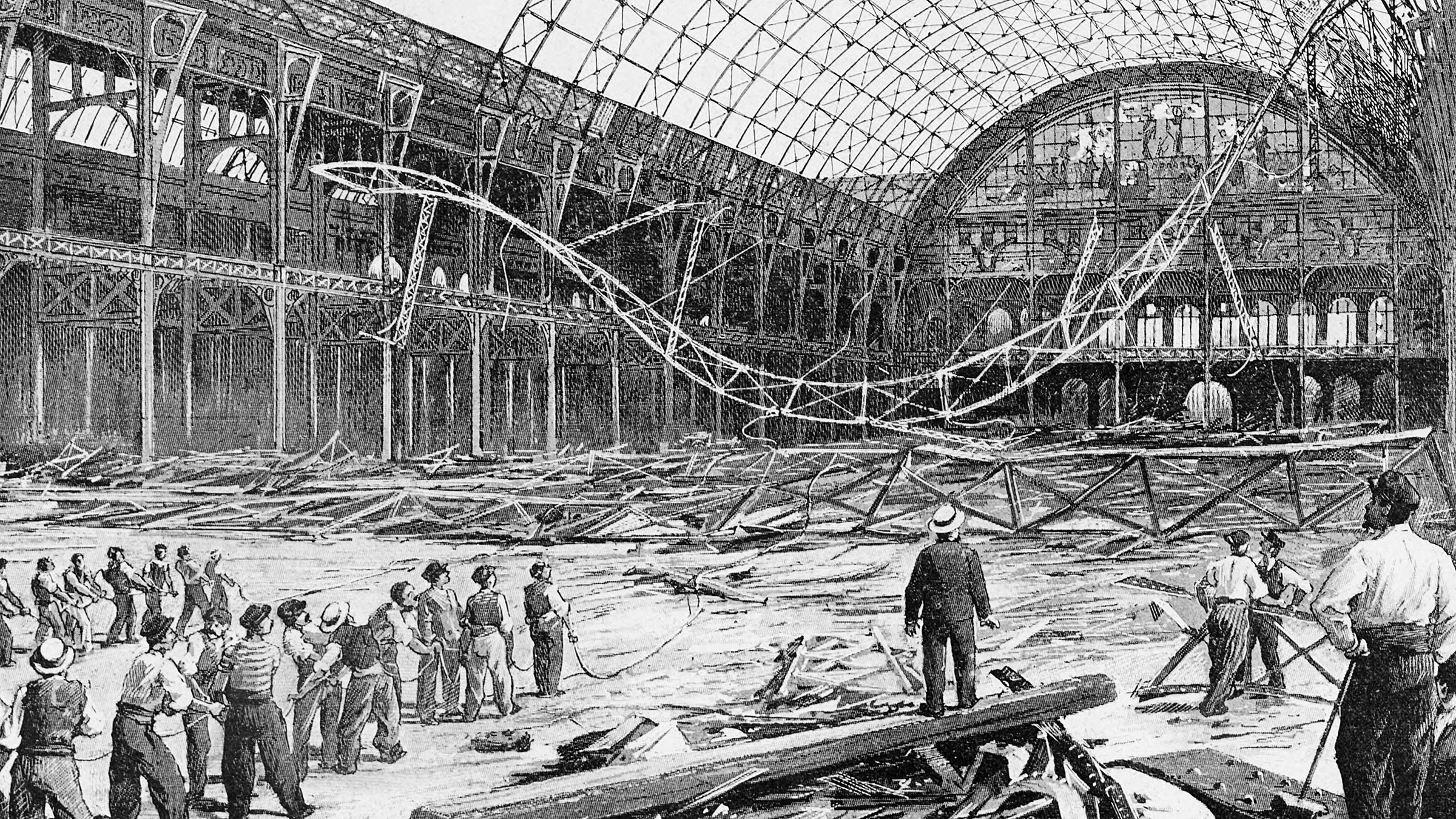Paris qui s&rsquo;en va : la démolition du palais de l&rsquo;Industrie
